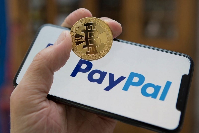 payPal chấp nhận chuyển khoản và thanh toán bằng tiền điện tử 