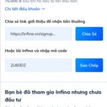 Chia sẻ mã hoặc link giới thiệu của bạn cho bạn bè