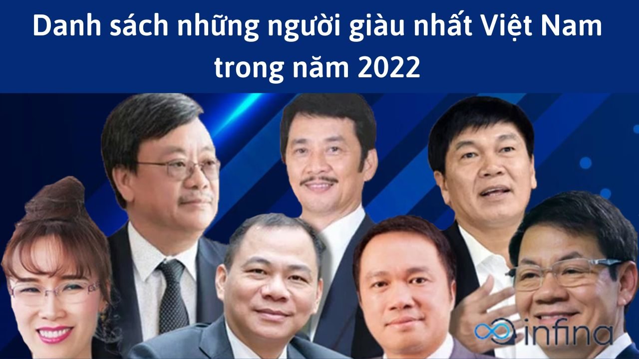 Danh sách những người giàu nhất Việt Nam trong năm 2022 - Infina Blog