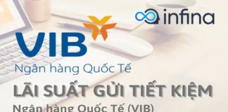 Lãi suất ngân hàng VIB mới nhất hiện nay tháng 10/2024