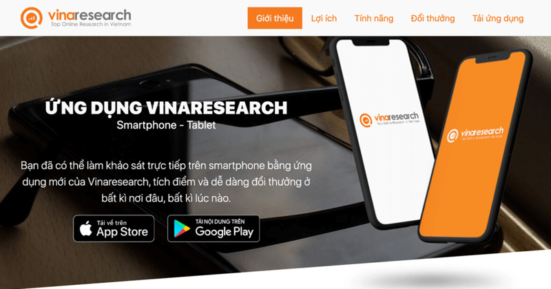 Trang web Vinaresearch
