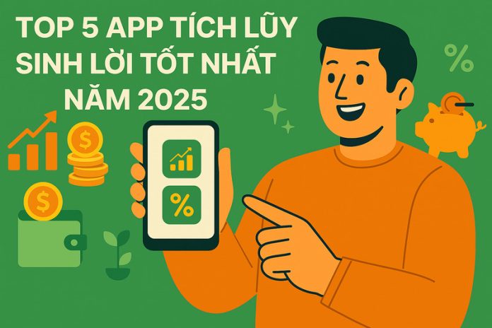 So sánh TOP 5 App tích lũy sinh lời tốt nhất năm 2025